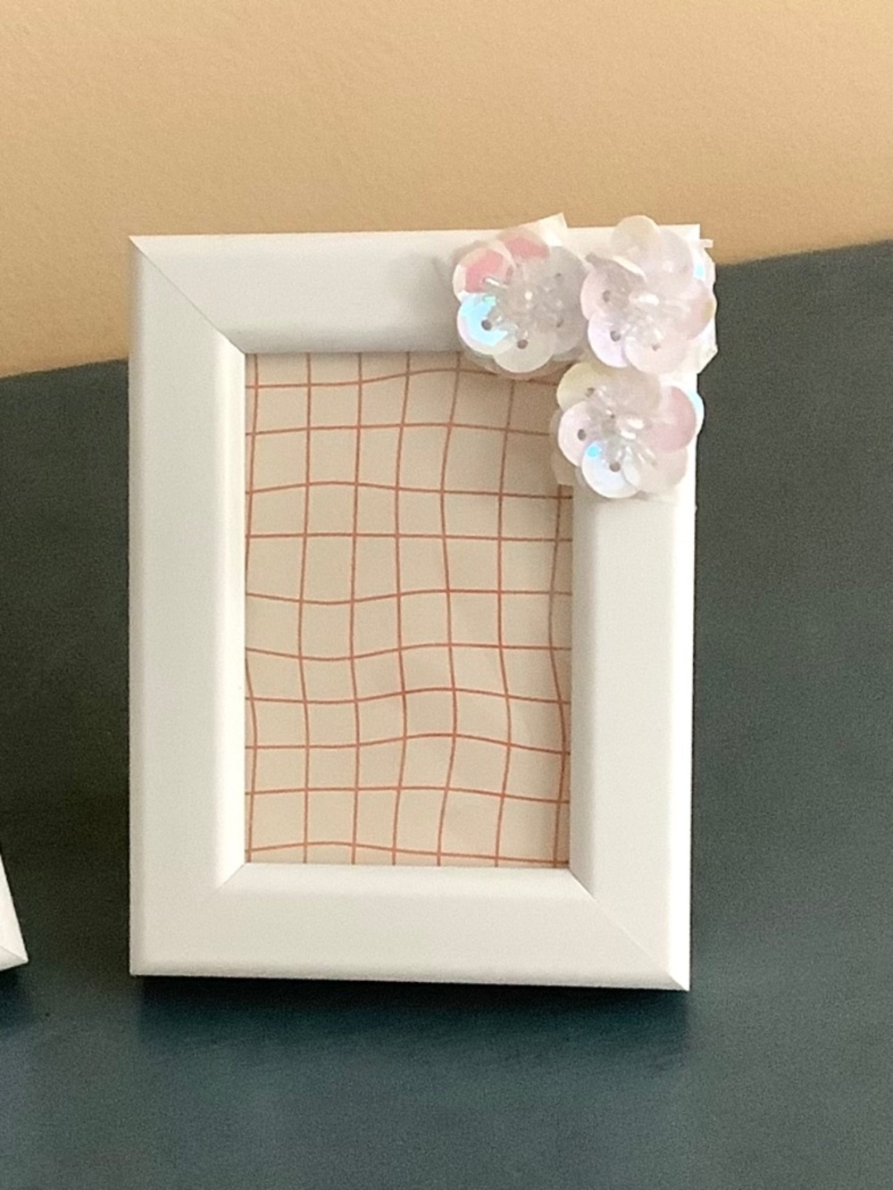 2x3 sequin flowers frame